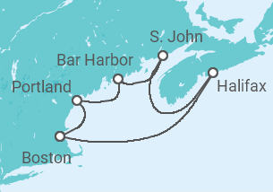 Itinerario della crociera Stati Uniti, Canada - NCL Norwegian Cruise Line