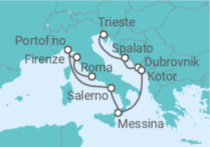 Itinerario della crociera Croazia, Montenegro, Italia - Celebrity Cruises