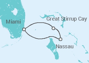 Itinerario della crociera Bahamas - NCL Norwegian Cruise Line
