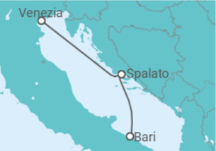 Itinerario della crociera Croazia - MSC Crociere
