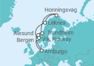 Itinerario della crociera Regno Unito, Francia Bevande Incluse - MSC Crociere