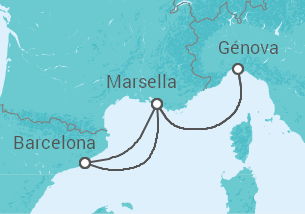 Itinerario della crociera Danimarca, Olanda, Francia, Spagna Bevande Incluse - MSC Crociere