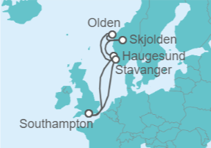 Itinerario della crociera Norvegia - Royal Caribbean