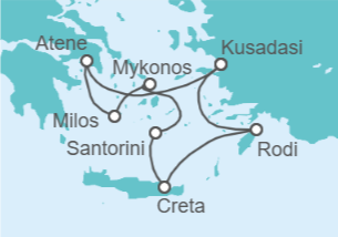 Itinerario della crociera Grecia idílica  - Celestyal Cruises