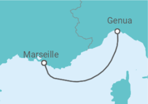 Itinerario della crociera Spagna, Tunisia, Malta, Italia, Francia - Explora Journeys