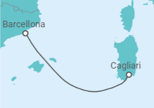 Itinerario della crociera Spagna, Italia - todo incluido. - Costa Crociere