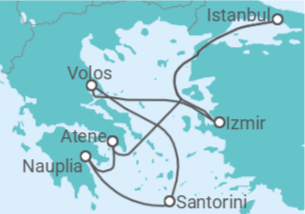 Itinerario della crociera Turchia, Grecia Bevande Incluse - Costa Crociere