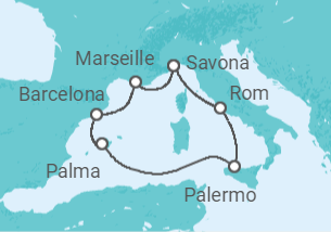 Itinerario della crociera Alaska - Royal Caribbean