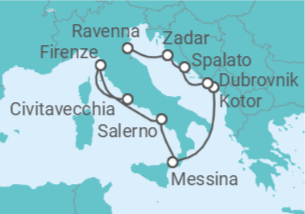 Itinerario della crociera Italia, Montenegro, Croazia - Celebrity Cruises