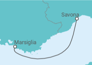 Itinerario della crociera Francia - Costa Crociere