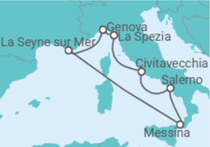 Itinerario della crociera Italia, Francia - Costa Crociere