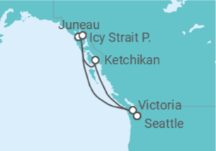 Itinerario della crociera Alaska - Royal Caribbean
