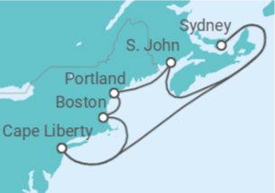 Itinerario della crociera Stati Uniti, Canada - Royal Caribbean