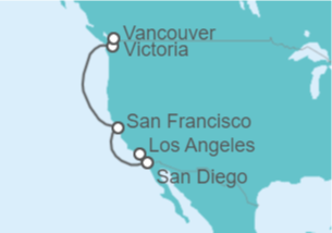 Itinerario della crociera Messico - Disney Cruise Line