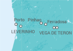 Itinerario della crociera Porto e Salamanca - CroisiEurope