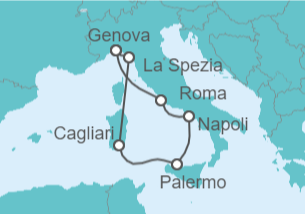 Itinerario della crociera Scoprendo l