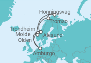 Itinerario della crociera Norvegia - MSC Crociere