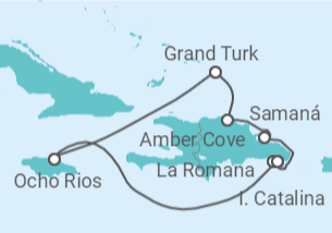 Itinerario della crociera Giamaica, Bahamas, Repubblica Dominicana - Costa Crociere