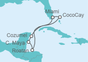 Itinerario della crociera Messico - Royal Caribbean
