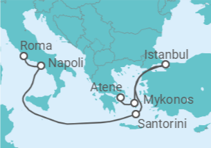 Itinerario della crociera Italia, Grecia, Turchia - Princess Cruises