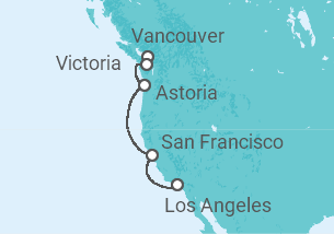 Itinerario della crociera Alaska - Explora Journeys