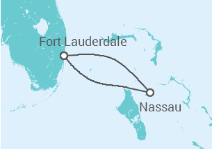 Itinerario della crociera Bahamas - Disney Cruise Line