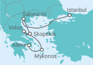 Itinerario della crociera Grecia - Explora Journeys
