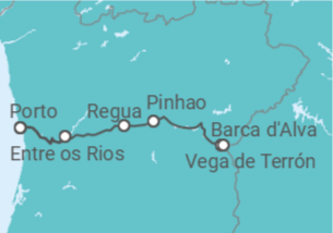 Itinerario della crociera Portogallo - AmaWaterways