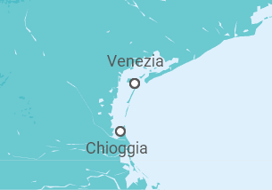 Itinerario della crociera Capodanno nella laguna di Venezia - CroisiEurope