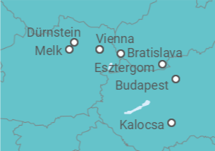 Itinerario della crociera Le Perle del Danubio - CroisiEurope
