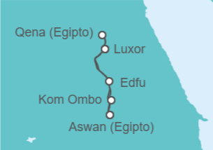 Itinerario della crociera Luxor - Amadahlia - AmaWaterways