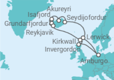 Itinerario della crociera Regno Unito, Islanda - Costa Crociere