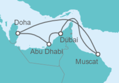 Itinerario della crociera Oman, Emirati Arabi - Costa Crociere