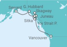 Itinerario della crociera Alaska - Royal Caribbean