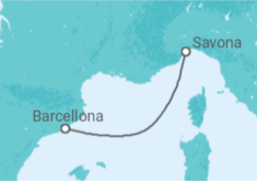 Itinerario della crociera Spagna - Costa Crociere