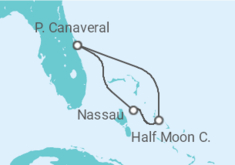 Itinerario della crociera Bahamas - Carnival Cruise Line