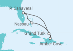 Itinerario della crociera Bahamas - Carnival Cruise Line