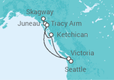 Itinerario della crociera Alaska - Carnival Cruise Line