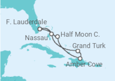 Itinerario della crociera Bahamas - Holland America Line