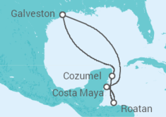 Itinerario della crociera Messico, Honduras - Royal Caribbean