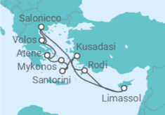 Itinerario della crociera Grecia, Cipro, Turchia - Celebrity Cruises