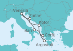 Itinerario della crociera Grecia, Montenegro, Italia - Costa Crociere