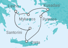 Itinerario della crociera Grecia - Celestyal Cruises