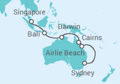Itinerario della crociera Australia - Celebrity Cruises