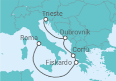 Itinerario della crociera Grecia, Croazia - Cunard