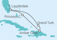 Itinerario della crociera Bahamas - Princess Cruises