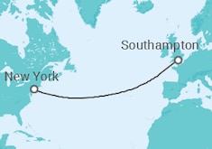 Itinerario della crociera Stati Uniti - Cunard