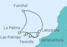 Itinerario della crociera Isole Canarie - MSC Crociere