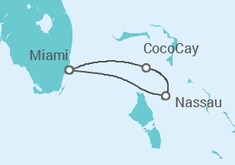 Itinerario della crociera Bahamas - Royal Caribbean