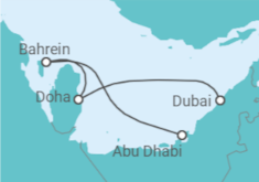Itinerario della crociera Qatar - MSC Crociere